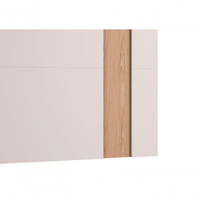 Painel Extensivel Para Tv Ate 70 Polegadas Doha Off-white Matte Freijo