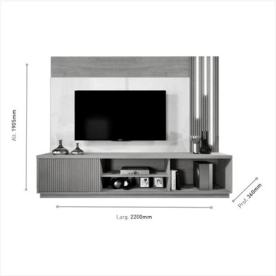 Home Valencia C/ Led Mavaular Naturalle/Off White
