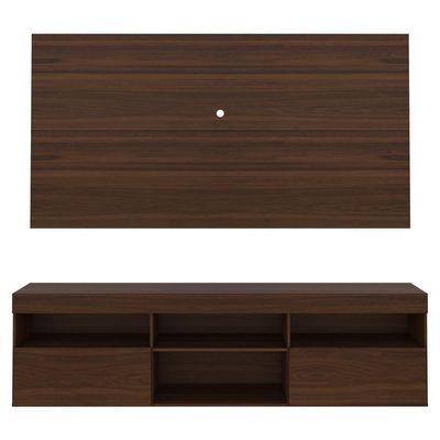 Rack Com Painel Tv 65" Flórida Multimóveis V3059 Madeirado