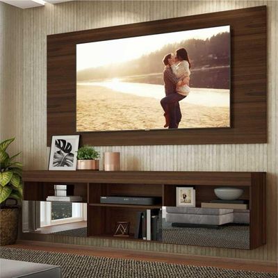 Rack Com Painel Tv 65" Espelho Flórida Multimóveis V3322