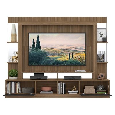Estante Com Suporte Tv 65" C/ Espelho Oslo Multimóveis V3385