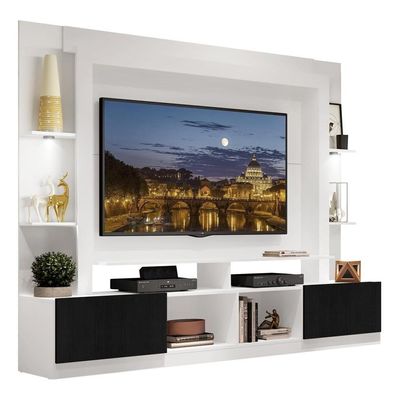 Estante Com Suporte Tv 65" E Leds Berlim Multimóveis V3384