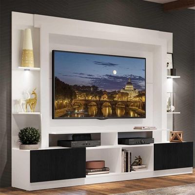 Estante Com Suporte Tv 65" E Leds Berlim Multimóveis V3384