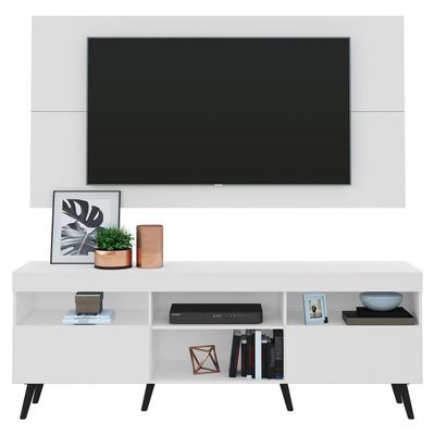 Rack Com Painel Tv 65" Retrô Flórida Multimóveis V3133