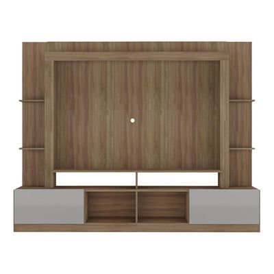Rack Estante + Painel Tv 65" Br3386 lacca Fumê