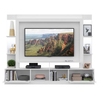 Estante Com Suporte Tv 65" C/ Espelho Oslo Multimóveis V3385