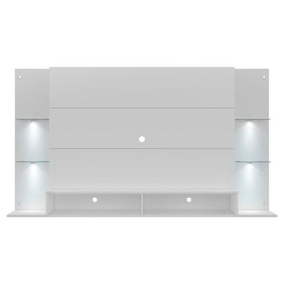 Painel C/ Suporte Tv 60" E 4 Leds Multimóveis V3678 Branco