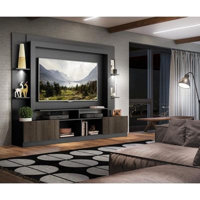 Estante Tv 65" Com Leds Berlim Multimóveis V3392