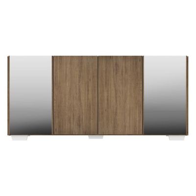 Aparador Buffet 4 Portas Multimóveis V3557 Rustic/Natural