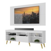 Rack Com Painel Tv 65" Retrô Flórida Up Multimóveis V1042