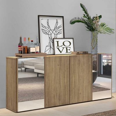 Aparador Buffet 4 Portas Vegas V3561 Rustic Rustic
