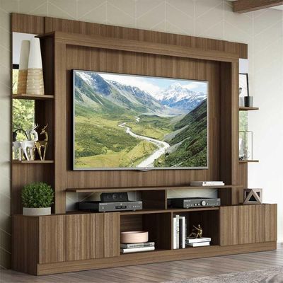 Estante Com Suporte Tv 65" C/ Espelho Oslo Multimóveis V3385