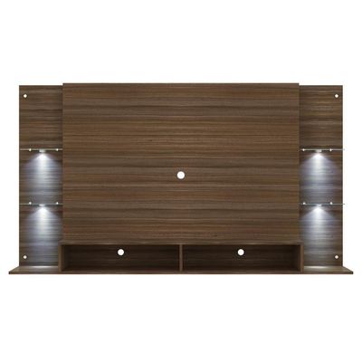 Painel Tv 60" Com 4 Leds Vegas Multimóveis V3396 Madeirado