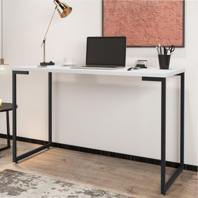 Conjunto Escritório Maya Branco Preto
