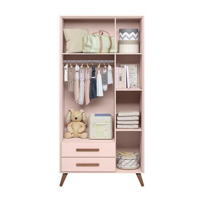 Kit Quarto De Bebe Retro Atlanta Rosa