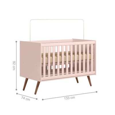 Conjunto Quarto Infantil Retro Toronto Rosa