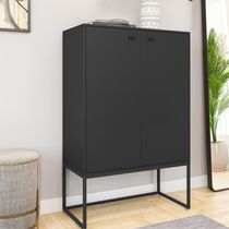 Conjunto De Escritorio Ness Preto