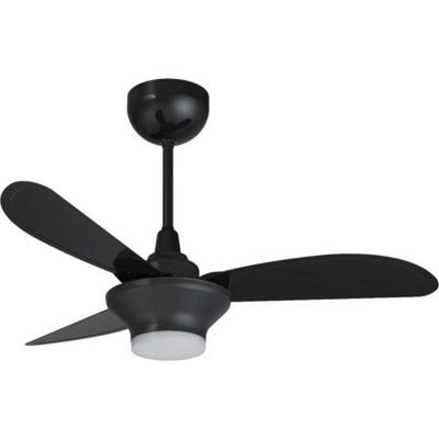 Ventilador de Teto Ventisol Mistral 3 PÁS Preto Bivolt