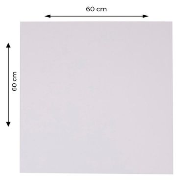 Mesa Bistrô Beta 112,50 Cm (Altura) Com Tampo Em Mdp Quadrado 60 Cm Branco