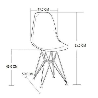 Conjunto Jantar De Ferro Branco E Tampo Quadrado Vidro 90Cm 4 Cadeiras Branca