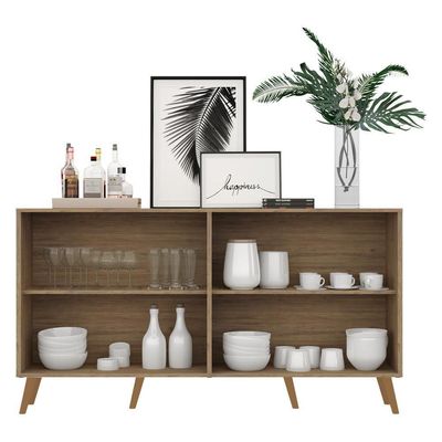 Aparador Buffet 4 Portas Multimóveis V3594 Rustic Rustic