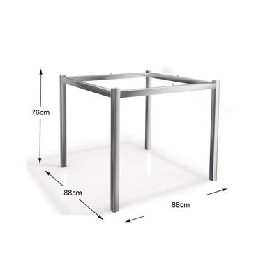 Base de Mesa p/ Cozinha Reno M002 s/ Tampo Polipropileno Preto - Kappesberg