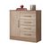 Cômoda de Quarto Montevideu c/ 1 Porta e 4 Gavetas Amêndola Touch - Demóbile