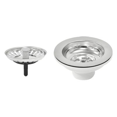Cuba de Embutir Tramontina Lavínia Perfecta 47 BL em Aço Inox Polido 47 x 30 x 14 cm com Válvula