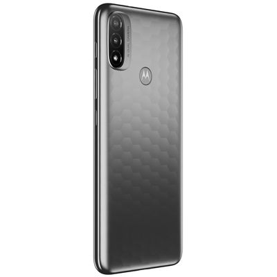 Celular Motorola Moto E20 Cinza 32GB Tela 6.5" 2GB RAM Câmera Dupla 13MP + 2MP
