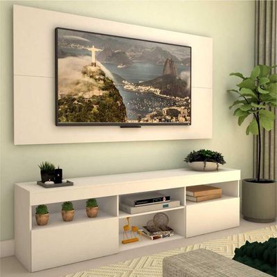 Rack com Painel Tv até 65" e 2 Portas Toronto Multimóveis