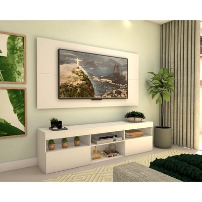 Rack com Painel Tv até 65" e 2 Portas Toronto Multimóveis