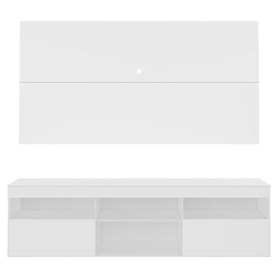 Rack com Painel e Suporte TV até 65" Flórida Multimóveis