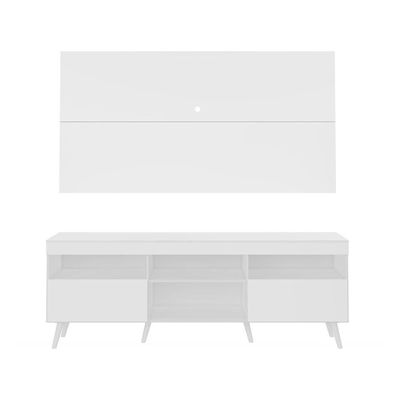 Rack com Painel TV até 65" e Pés Retrô Flórida Multimóveis