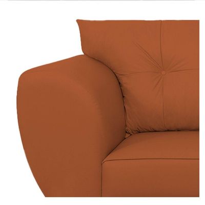 Sofá 2 Lugares Tulipa Suede - Amarena Móveis Terracota