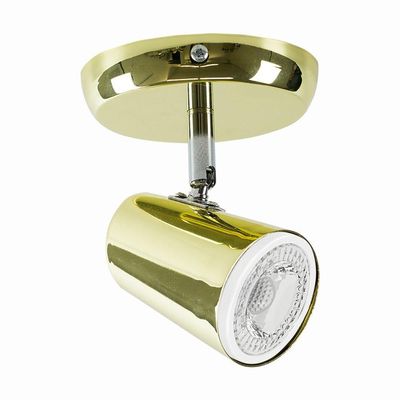 Spot De Sobrepor New Short Direcionável Mr16 Dourado Llum