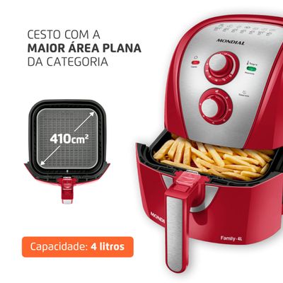 Fritadeira Sem Óleo Air Fryer 4L Mondial AFN-40-RI 127V