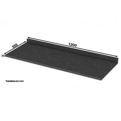 Módulo Cozinha Henn Connect Tampo p/ Balcão  120cm Duna