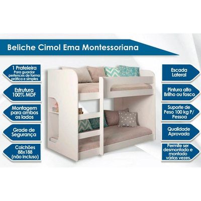 Beliche Ema Montessoriana Branco - Cimol