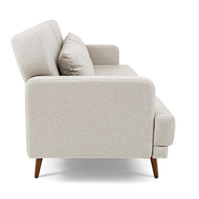 Sofá-Cama 3 Lugares Mh-1605 Herval Com Usb Linho Bege C