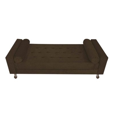 Recamier Baú Félix Solteiro 160 Cm Corano - Doce Sonho Móveis Marrom