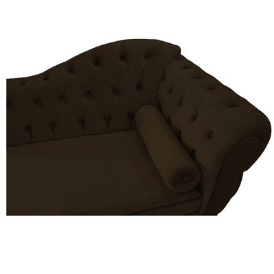 Diva Recamier Diana 140cm Lado Esquerdo Corano - Doce Sonho Móveis Marrom