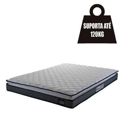 Colchão Casal Espuma D33 Pillow Top Millenium 138x188x19cm