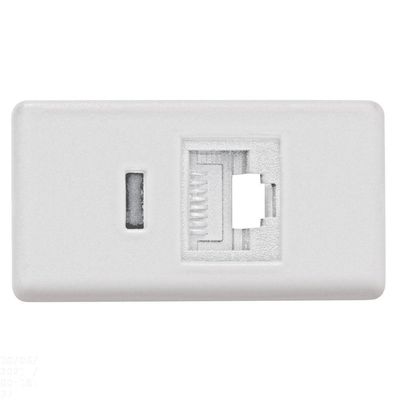 Módulo Para Tomada De Telefone Rj 11 Tramontina Branco Tramontina