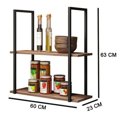 Kit Adega e Prateleira Industrial 60cm Boreal Demolição