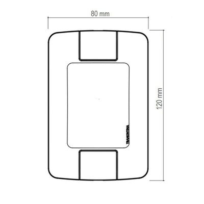 Conjunto 4x2 Com 1 Tomada Telefone Rj11 Tramontina Aria Branco Tramontina