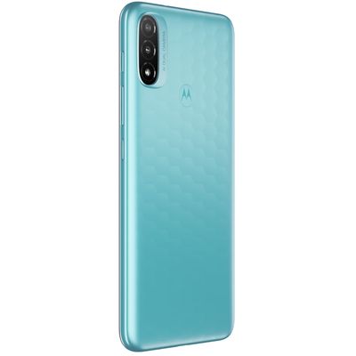 Celular Motorola Moto E20 Azul 32GB Tela 6.5" 2GB RAM Câmera Dupla 13MP + 2MP