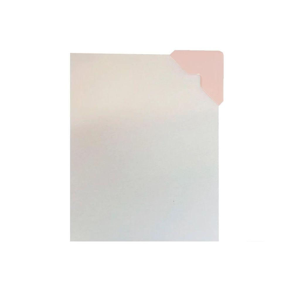 Cantoneiras de Papel Para Fotos Rosa Metálico 10 Blisters