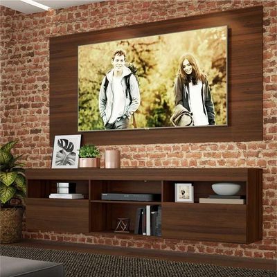 Rack Com Painel Tv 65" Suspenso Multimóveis V3299 Duna
