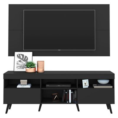 Rack Com Painel E Suporte Tv 65" Multimóveis V3134