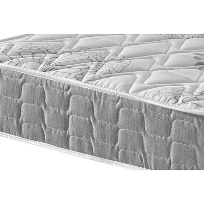 Cama Box Baú Casal: Colchão Espuma D33 Anjos Orthosono + Base CRC Courano White(138x188)